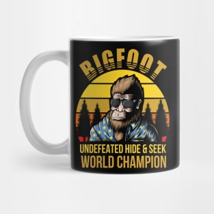 Bigfoot hide and seek world champion Mug